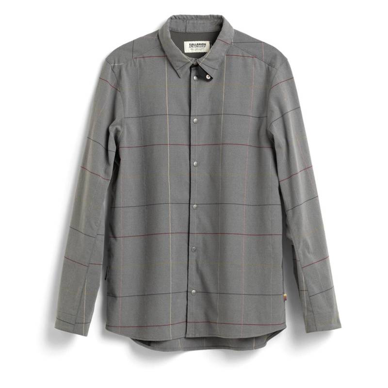 Fjällräven Mens S/F Riders Flannel Shirt Ls M (grå (grey Flag Window/702) X-Small)
