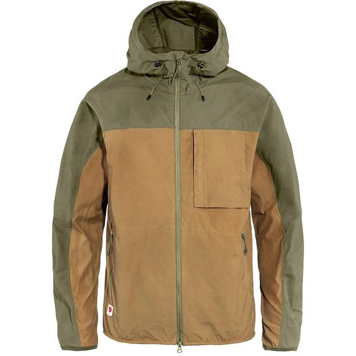 Fjällräven High Coast Wind Jacket Herre / Mænd-Buckwheat Brown / Green-L - Jakker