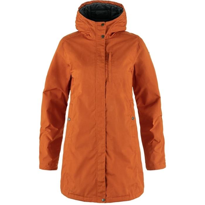 Fjällräven Kiruna Padded Parka Kvinder / Damer-Terracotta Brown-S - Jakker
