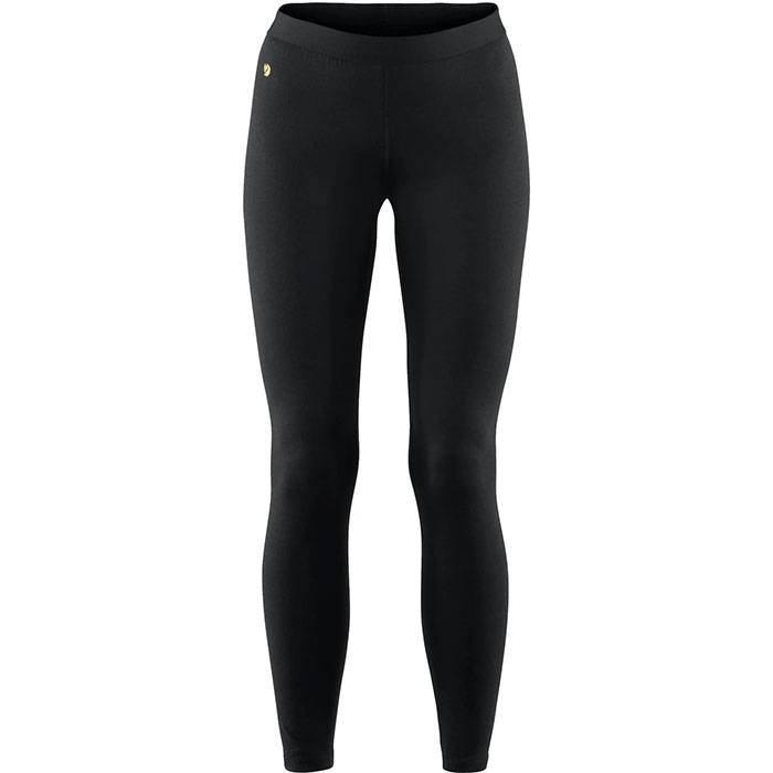Fjällräven Bergtagen Thinwool Long Johns Kvinder / Damer, Black - Undertøj