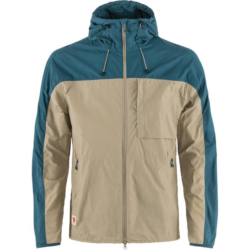 Fjällräven High Coast Wind Jacket Herre / Mænd-Fossil / Deep Sea-2xl - Jakker