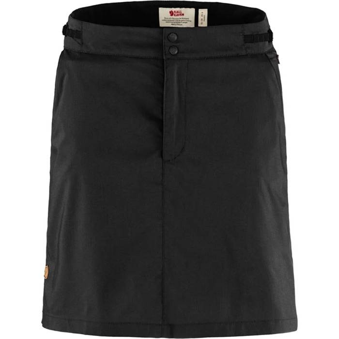 Fjällräven Abisko Hike Skort W-Black-48 - Kjoler / Nederdel