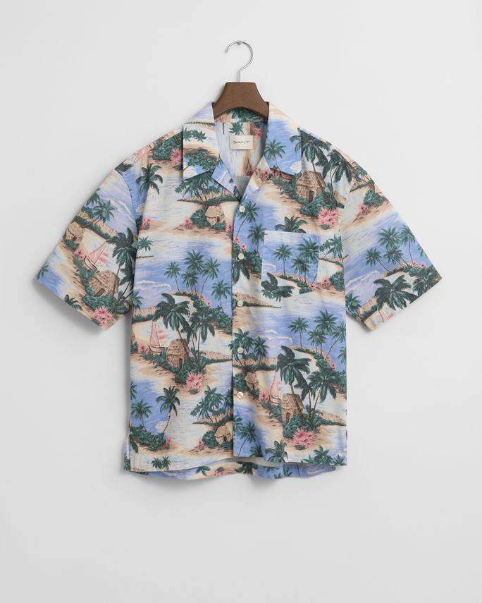 Rel Resort Island Print Shirt - Gant