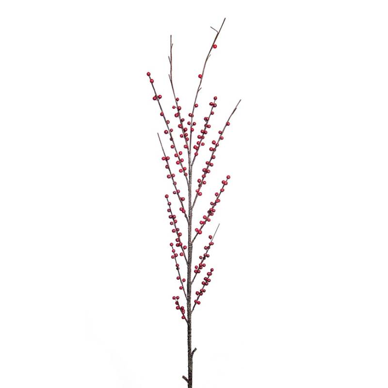Gren Med Røde Bær  120cm Skarp Pris 9103-80 - Mr Plant