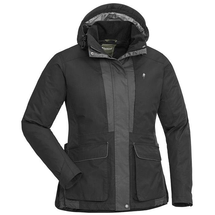 Pinewood Dogsports 2.0 Jakke Dame-Black/D.antracite-M - Jakker
