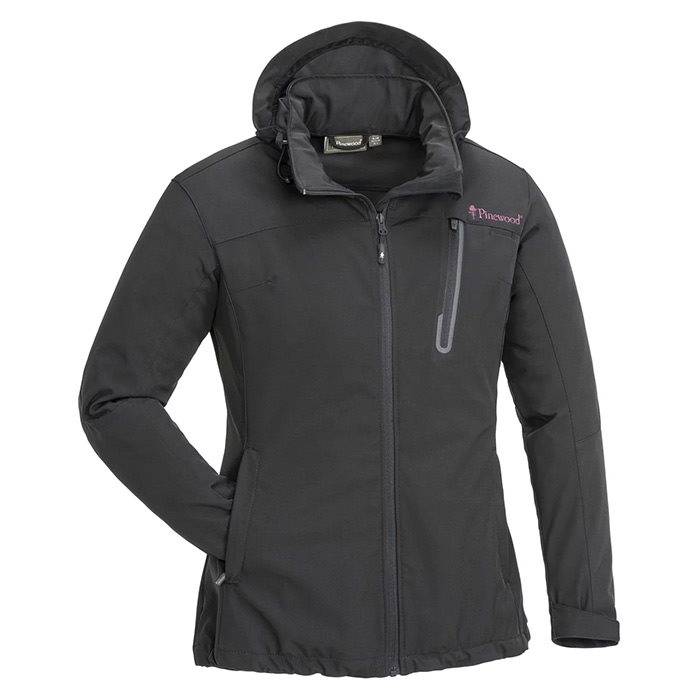 Pinewood Wilda Stretch Shell W, Black-L - Jakker