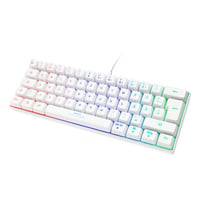 Wk85b Mechanical Keyboard, 60% Layout, Rgb, Red Switches, German - Deltaco