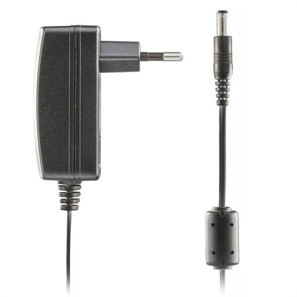 Strmforsyning, 100-240v Ac Til 12v Dc, 1a, 1,5m - Deltaco