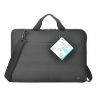 Recycled 15.6-16" Laptop Sleeve, Handles, Strap, Black - Deltaco