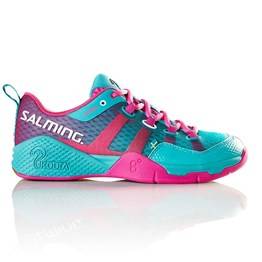 Salming Kobra Squashsko (turquoise-Pink) - 38 1/3