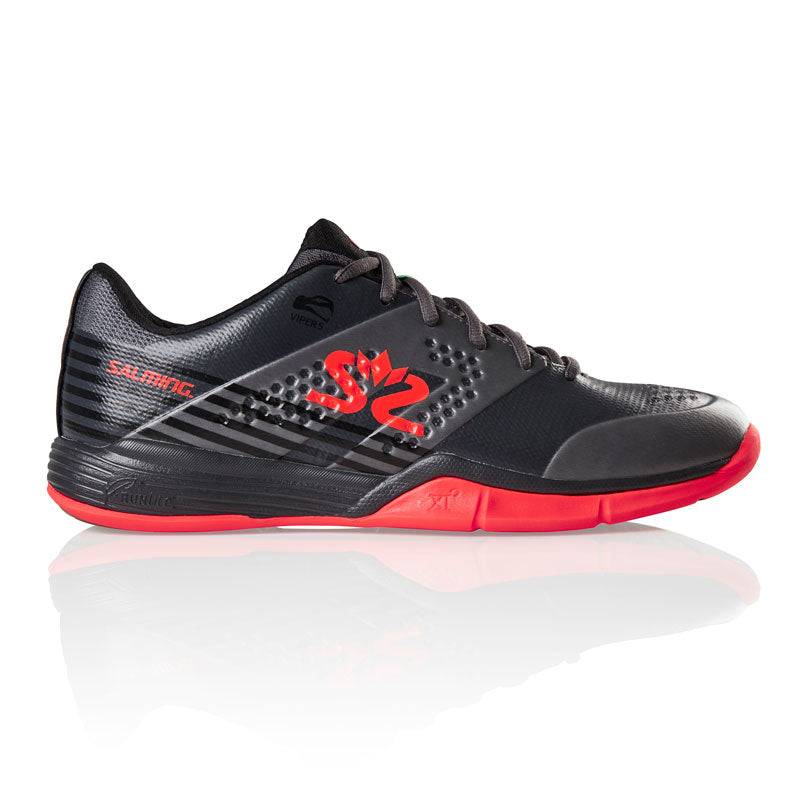 Salming Viper 5 (gunmetal-New Flame Red) Squashsko - 48 2/3