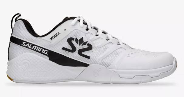 Salming Kobra 3 Squashsko (white-Black) - 47 1/3