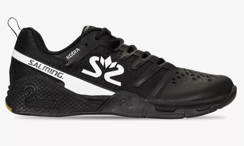 Salming Kobra 3 Squashsko (black-White) - 47 1/3