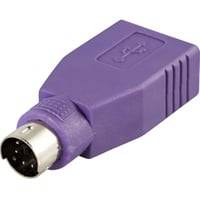 Deltaco Usb Til Ps/2-Adapter Til Mus Og Tastatur, Usb Type A Hun Til P