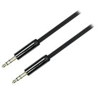 Deltaco Lydkabel, 3,5mm Han Til 3,5mm Han, 1m, Sort - Ledning
