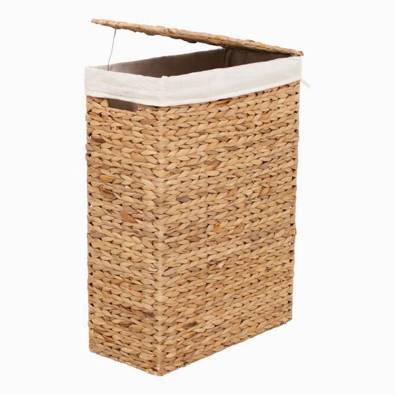 Vasketøjskurv Af Vandhyacint (35 Liter) - Natur - 21cm X 43cm X 58cm - Mille - Dixie