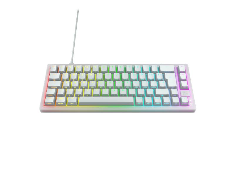 Xtrfy K5v2 Rgb, Compact Mekanisk Tastatur, 65%, Gennemsigtig Hvid, Nordic