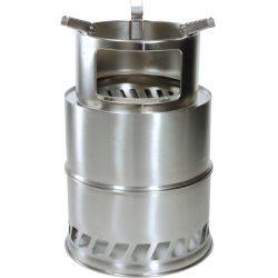 Hällmark Hiking Wood Stove - Stainless Steel - Str. Onesize - Komfur