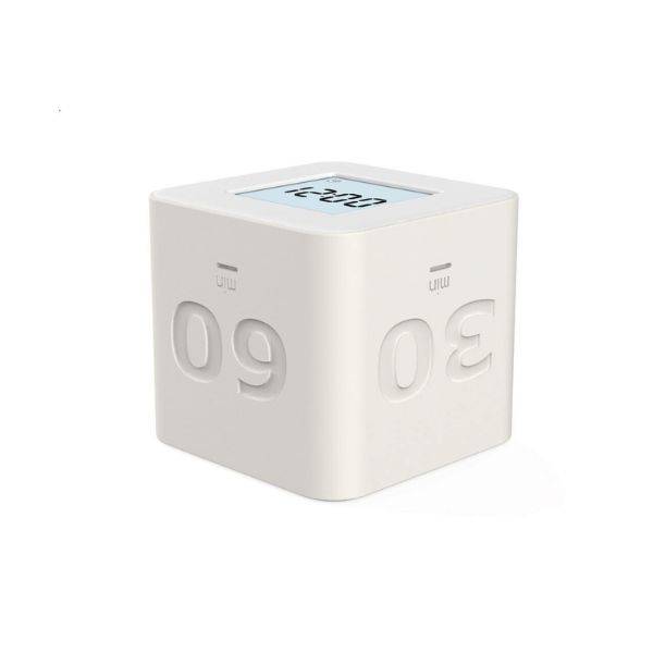 Køkkentimer Og Ur Kub Home 6x6x5,5 Cm - Scandinavian Home