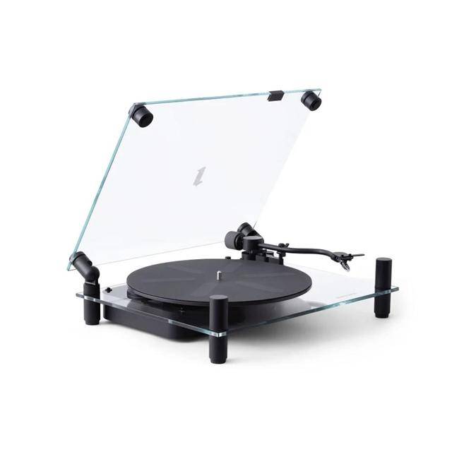 Transparent Turntable Pladespiller Sort