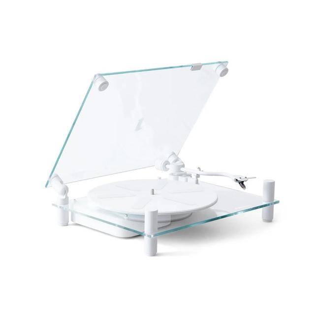 Transparent Turntable Pladespiller Hvid
