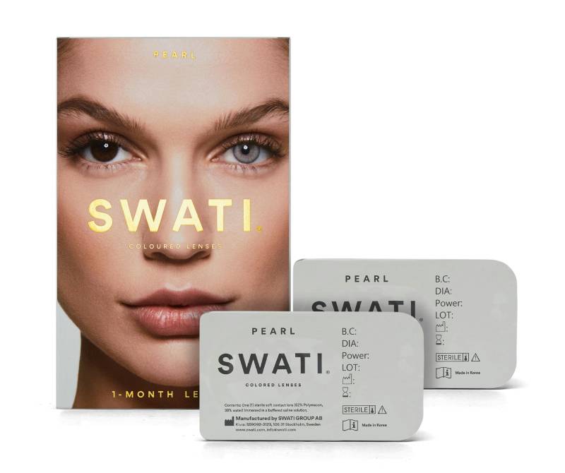 Swati Farvede Kontaktlinser Pearl 1 Måned 1 Par