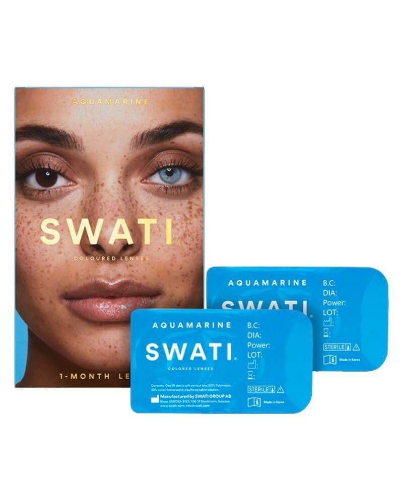Swati Farvede Kontaktlinser Aquamarine 1 Måned 1 Par