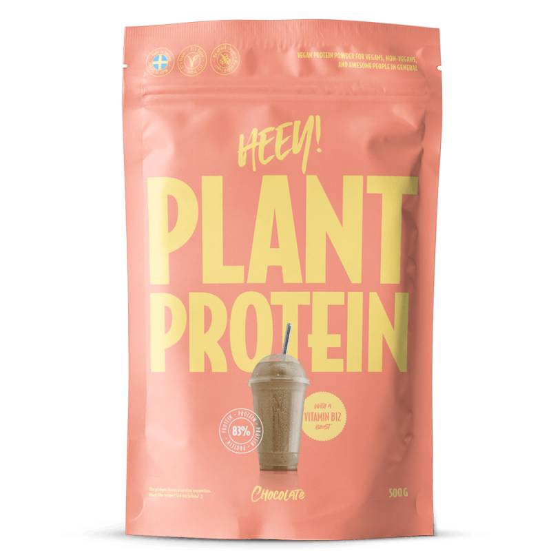 Heey! Vegan Plant Protein + Vitamin B12 Chocolate (500 G)