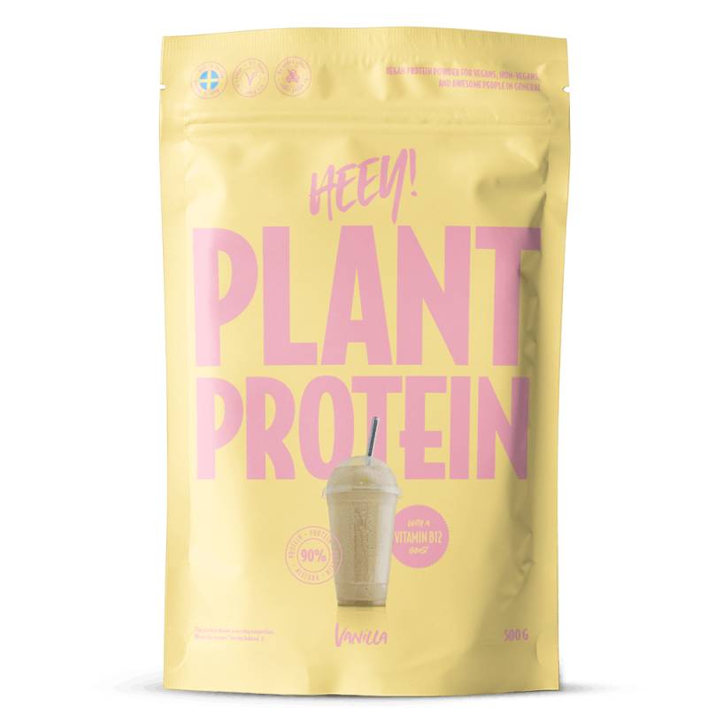 Heey! Vegan Plant Protein + Vitamin B12 Vanilla (500 G)