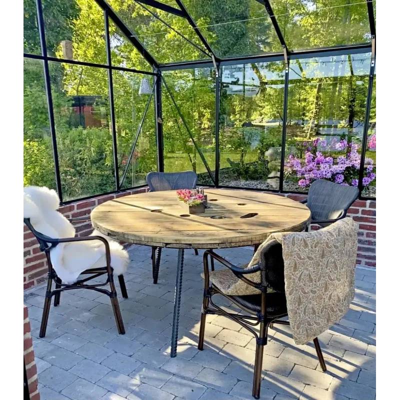 Kabeltromlen Havebord Af Kabeltromle Armeringsjernben ø140 Ude Olie - 960243
