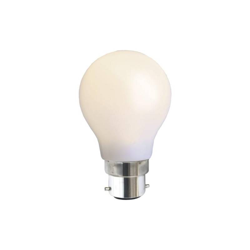 Hvid/Opal B22 Led Pære På 1w, ø55, 230v - 360°