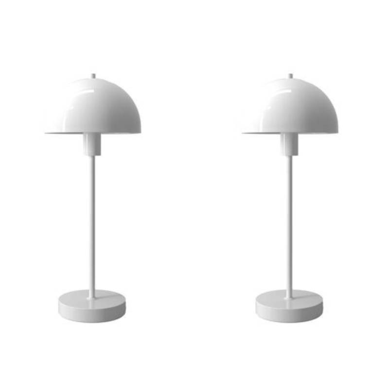 Vienda 2 Stk - Hvid - Bordlampe - Herstal - Belid