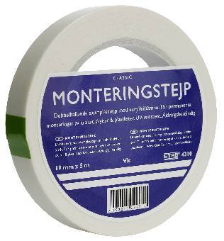 Tejp Montering 4310 19mmx25m - Etab