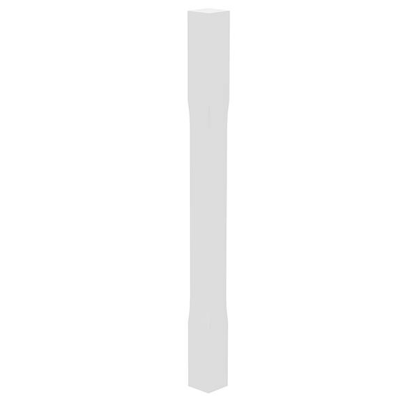 Lundbergs Helsinki Endestolpe Hvid Fyr 1150x86x86