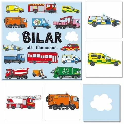Bilar Memo - Hjelm Förlag
