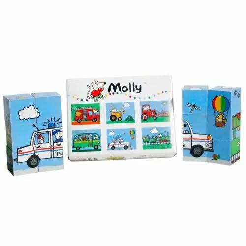 Molly Billedklodser - 6 Klodser - Hjelm Förlag