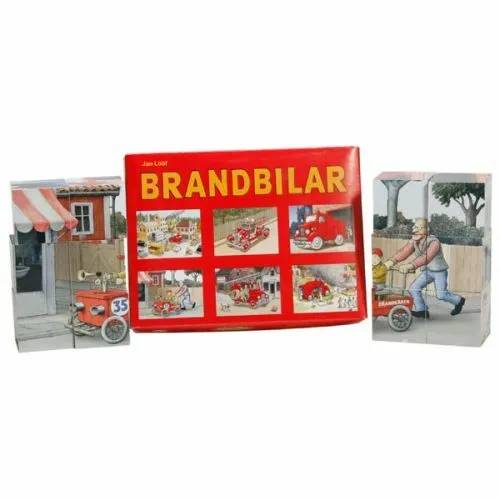 Brandbiler Billedklodser - 6 Klodser - Hjelm Förlag
