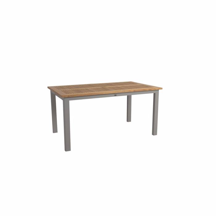 Lyon Teak Bord 152 / 210 Cm Khaki - Havebord - Brafab - Enggården Havemøbler
