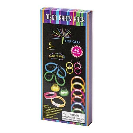 Knæklys Glow Sticks Mega Party Pack - Fest Tilbehør - Legekammeraten.dk