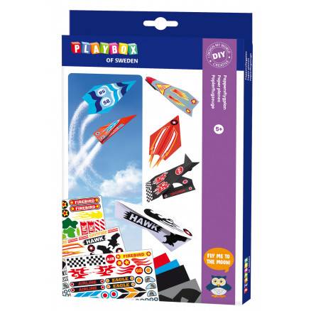 Playbox Lav Selv Sæt Papirflyvere