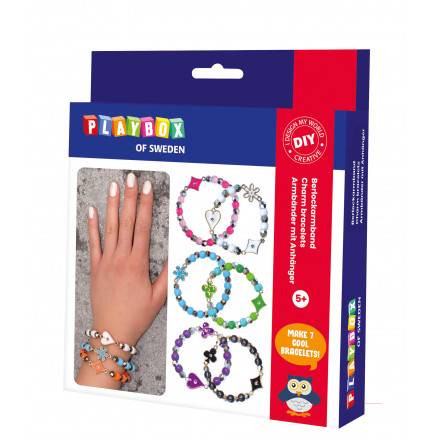 Playbox Lav Selv Sæt Armbånd Med Charms