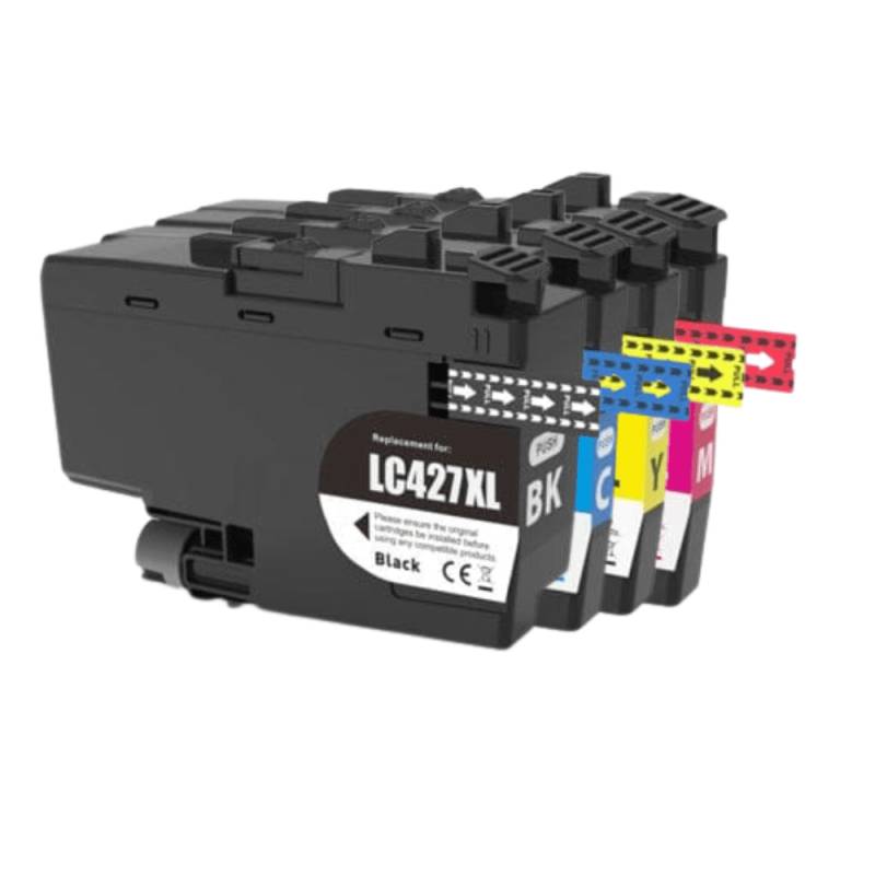 Pakke Sæt Brother Lc427xl  4 Farver Bk-C-M-Y  Alternativ - 21000 Sider - Inkpartner Aps