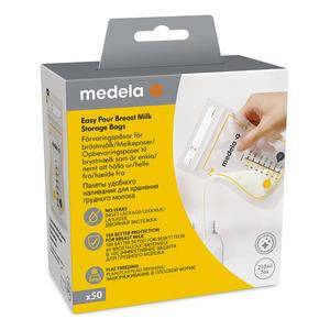 Medela Easy Pour Opbevaringspose Til Brystmælk - 50 Stk