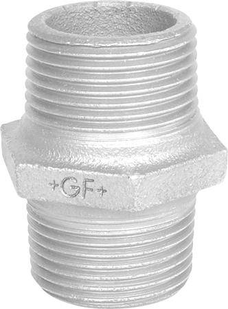+gf+ Brystnippel Galvaniseret  1