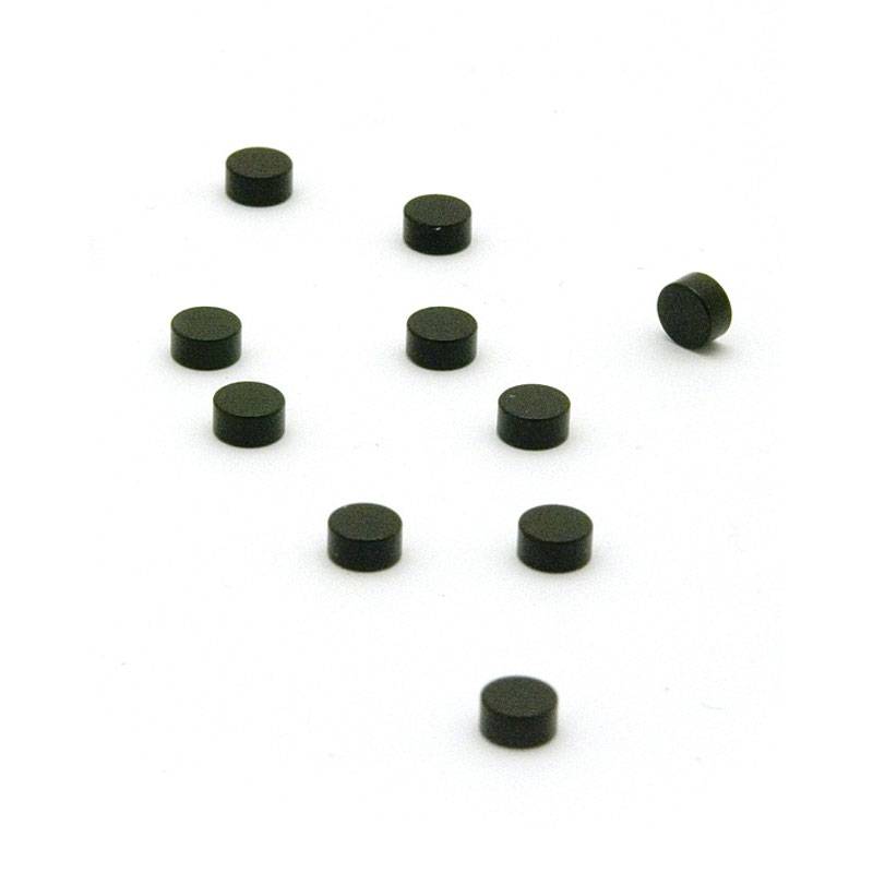 Farvede Power Magneter 6x3 Mm., 10-Pak Sort - Trendform
