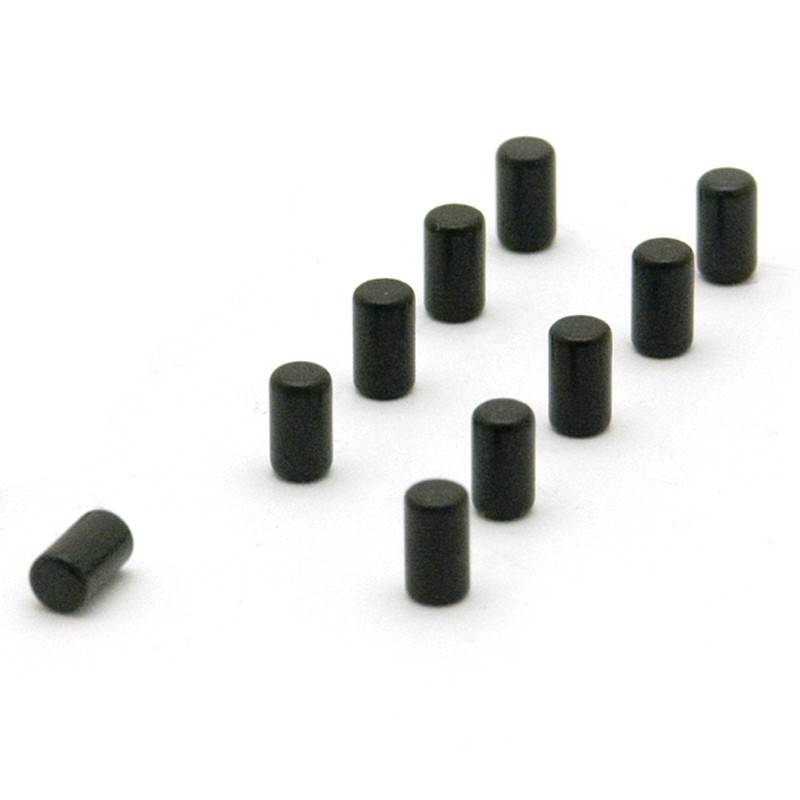 Farvede Power Magneter 4x7 Mm., 10-Pak Sort - Trendform