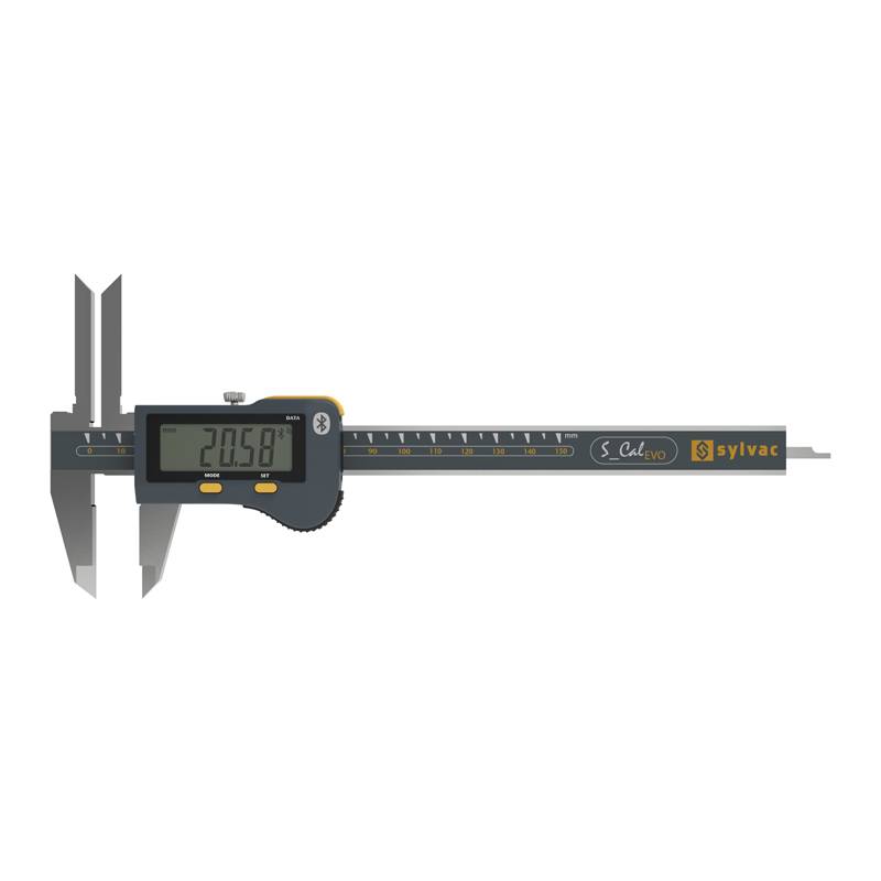 Sylvac Ip67 Digital Skydelære S_cal Evo Deep 150 Mm (810.1603) Med Bluetooth