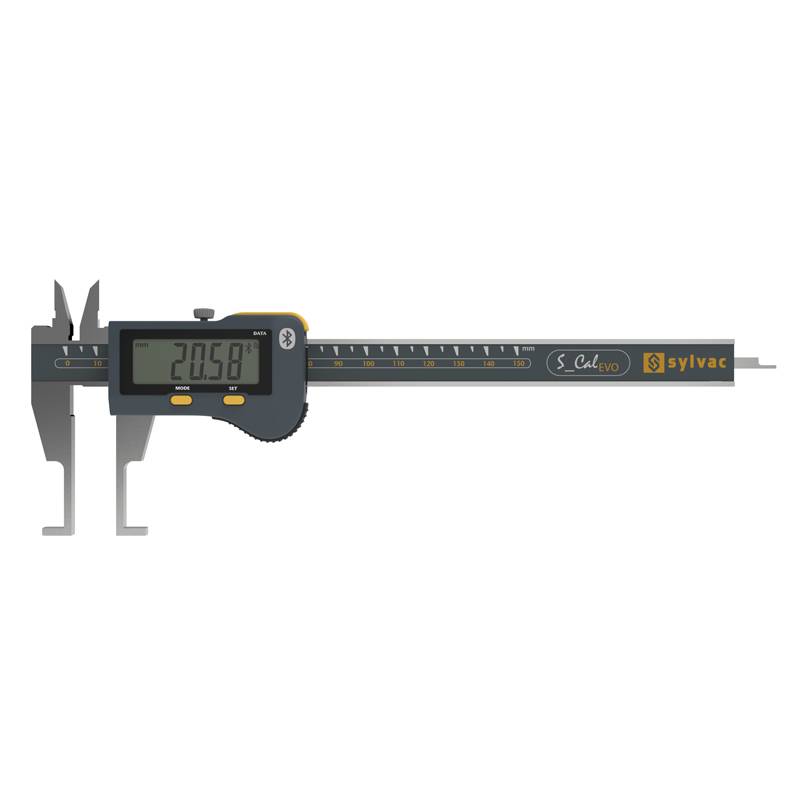 Sylvac Ip67 Digital Skydelære S_cal Evo Int. Groove 150 Mm (810.1600) Med Bluetooth