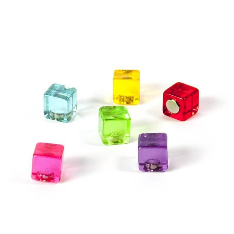 Farvede Kuber 6 Styk - Trendform
