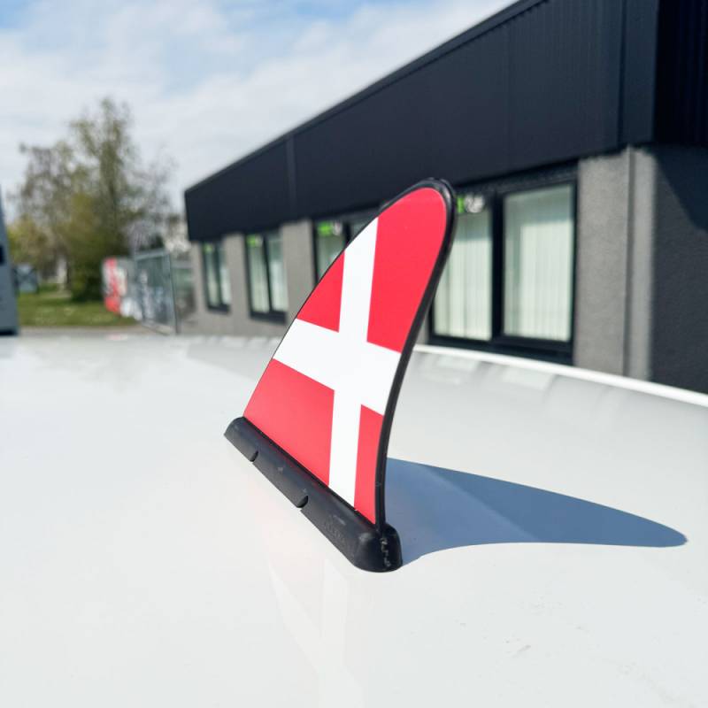 Flag Til Bilen 19x14 Cm. (danmark) - Magnetisk - Magnetz